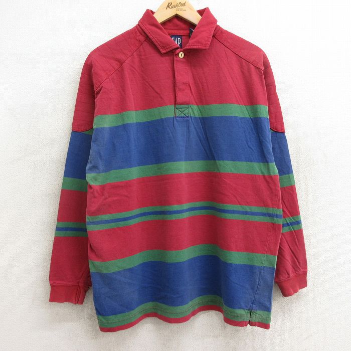 楽天市場】90s OLD GAP クレイジー パターン 長袖 ラガー シャツ
