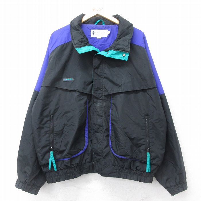 レア90s US古着○コロンビア ナイロンジャケット ブラック メンズ2XL ヴィンテージ古着】Y2K Columbia/コロンビア crossterra
