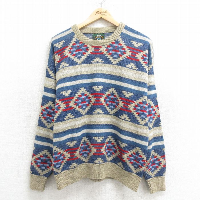 楽天市場】70s USA製 Jantzen ノルディック ウール ニット セーター