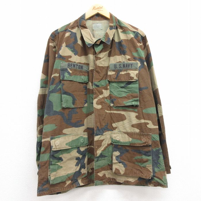 楽天市場】USA製 プレデターカモ 迷彩ジャケット XL ジップ