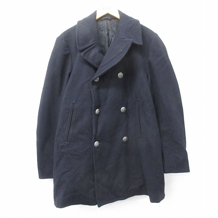 楽天市場】【中古】古着 長袖 ミリタリー ピーコート Pコート メンズ