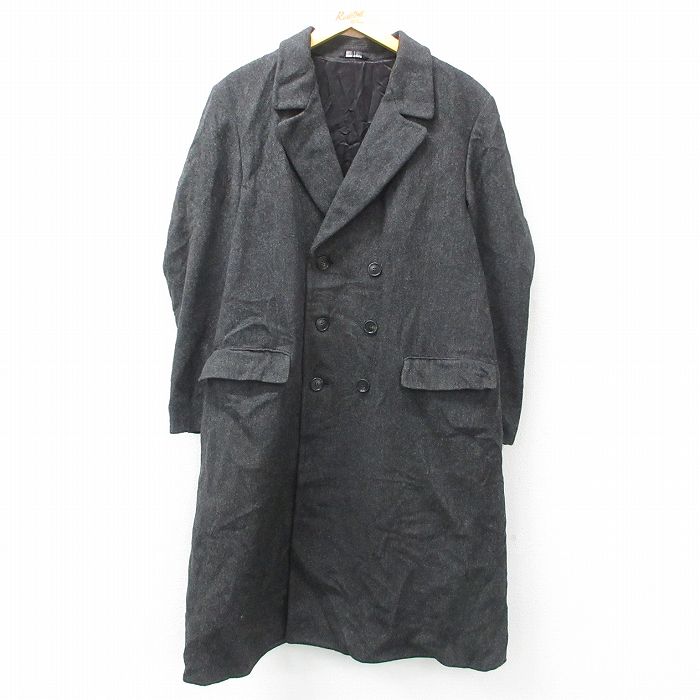 【80年代】チベット 黒 ヴィンテージ イギリス製 肉厚ダッフルコート XXL 80年代】チベット 黒 ヴィンテージ イギリス製 肉厚ダッフル