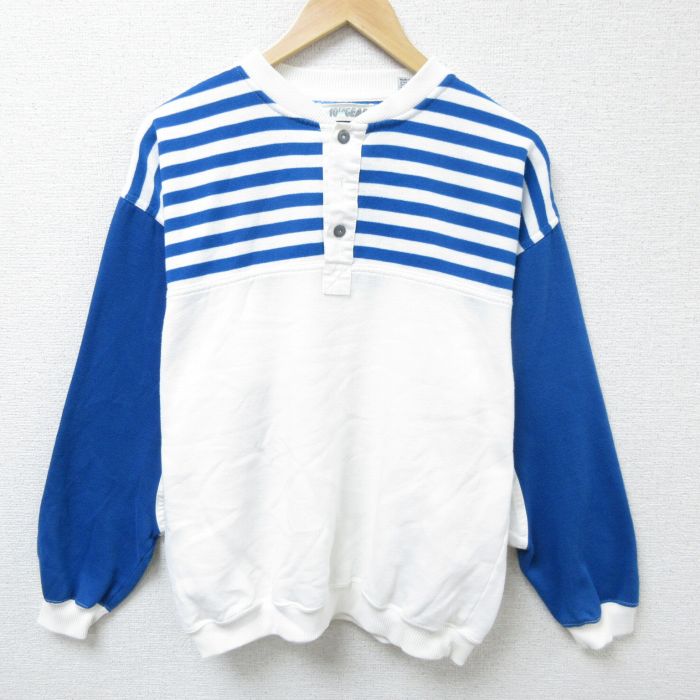 XL★古着 長袖 スウェット メンズ 90年代 90s ディズニー DISNEY リゾート＆ スパ 刺繍 クルーネック USA製 濃ピンク 23nov01 中古 スエット トレーナー トップス 中古古着 長袖スウェット メンズ 90年代 90s 無地