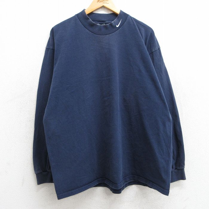 OLD NIKE オールドナイキ 90s 00s モックネック 刺繍ロゴ ロンT 2332255627.jpg?1722247481