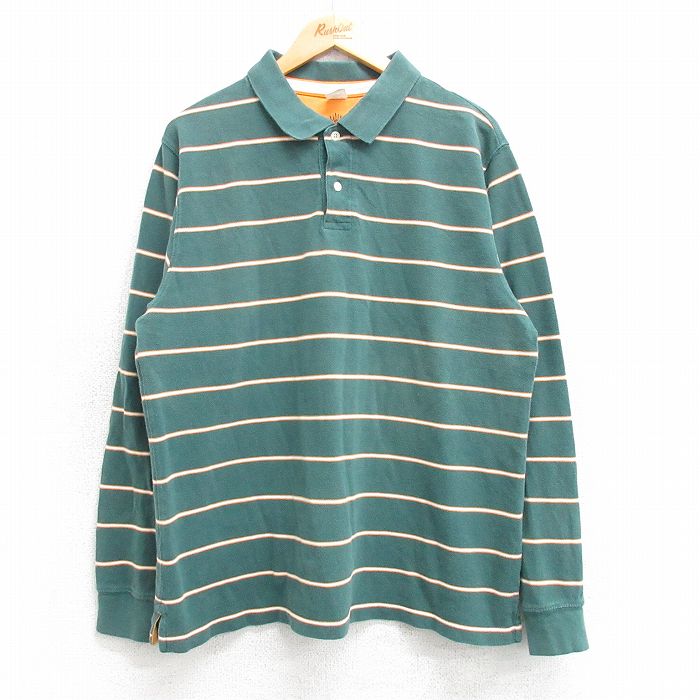 GIVENCHY イタリア製 ウール100% 長袖 ボーダー ポロシャツ 撚り杢ボーダーポロシャツ《長袖》 (634126-23) | REGAL | 紳士