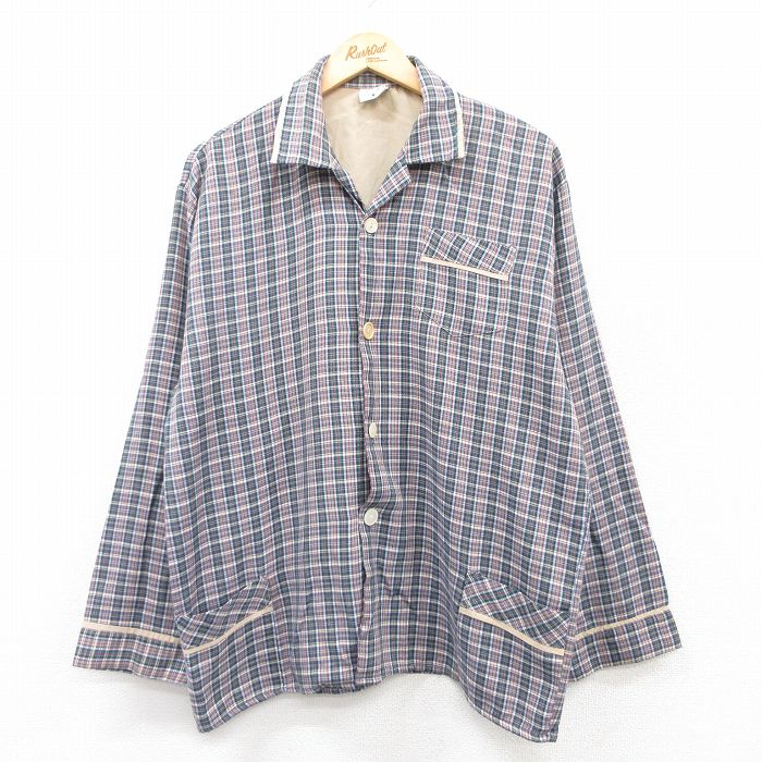 90s OLDGAP オールドギャップ　タータンチェック　パジャマシャツ　M 90s OLD GAP オールド ギャップ 長袖 チェック シャツ ネルシャツ