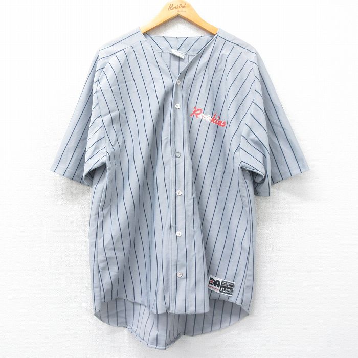 デッドストック 40s USA製 DANDUX ウール 半袖 ベースボール シャツ メンズ S 程 40年代 ヴィンテージ 野球 半袖シャツ 未使用 パイピング デッドストック 40s ビンテージ □ DANDUX ウール 半袖 ベース
