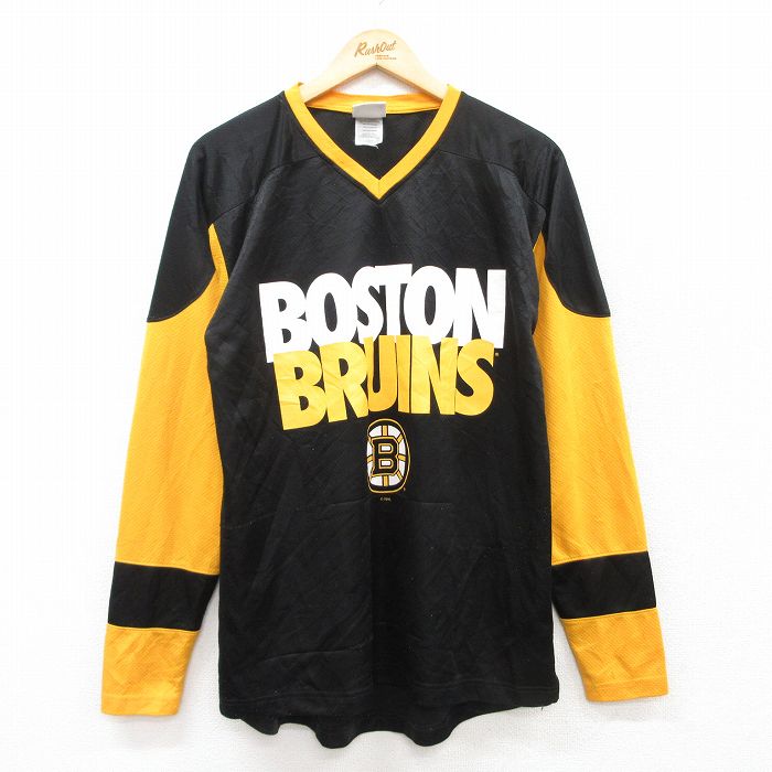 美品 NHL ボストンブルーインズ ゲームシャツ アイスホッケー 刺繍 XL NHLアイスホッケーシャツユニフォームボストンブルーインズCCM