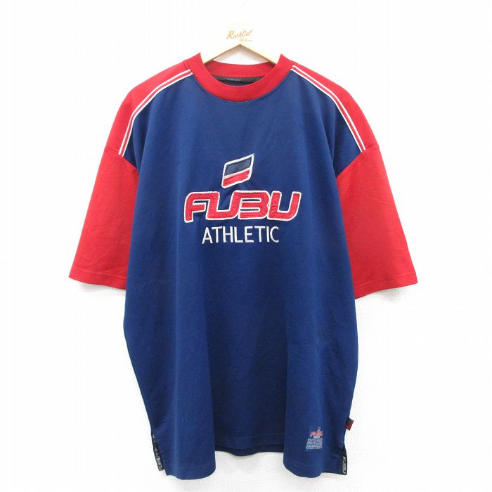 楽天市場】90s フブ FUBU ベースボールシャツ 古着 ☆ メンズ 表記XL