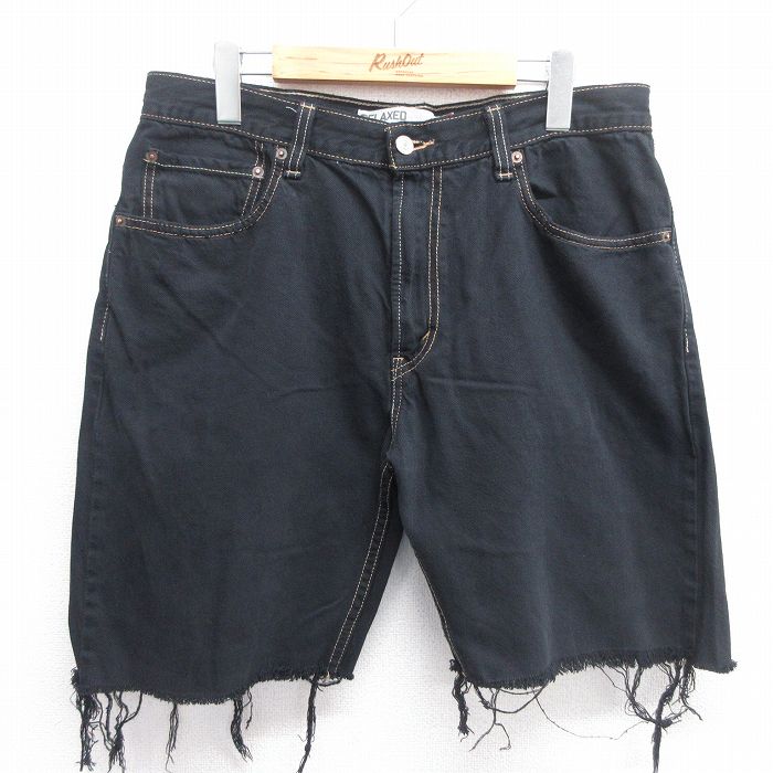 Levi's　リーバイス　ブラックショートパンツ　フリンジ裾　ショーパン　短め 楽天市場】リーバイス Levis ショートパンツ A46850005 メンズ