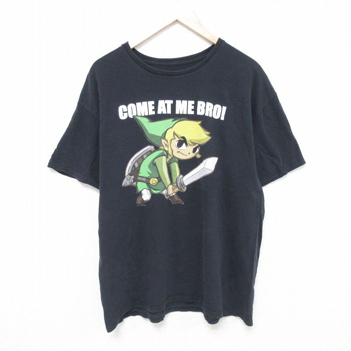 楽天市場】☆ ゼルダの伝説 プリント 半袖 Tシャツ メンズ M / 任天堂  