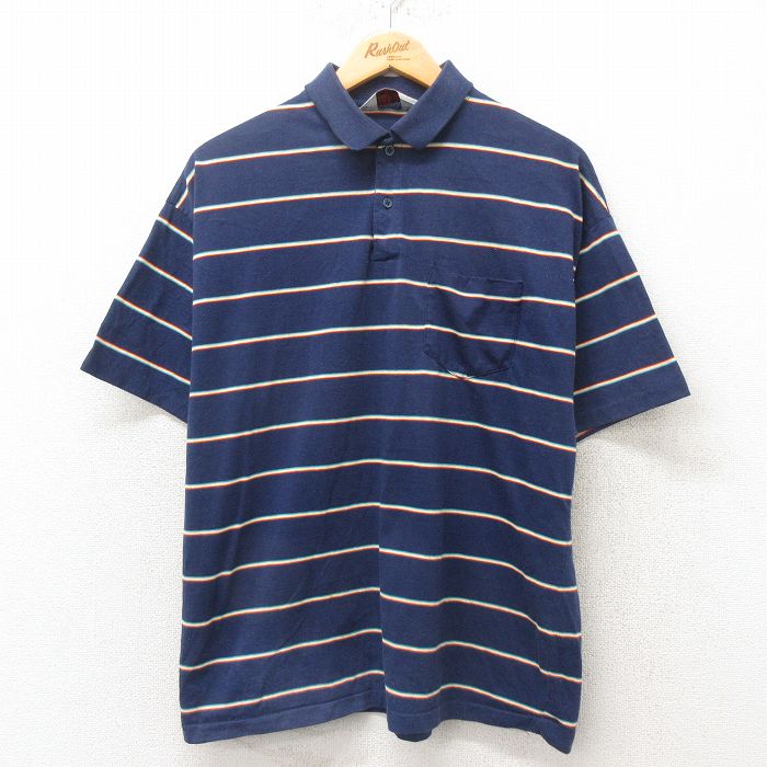 楽天市場】【中古】古着 Par Four 半袖 ポロシャツ メンズ 90年代 90s
