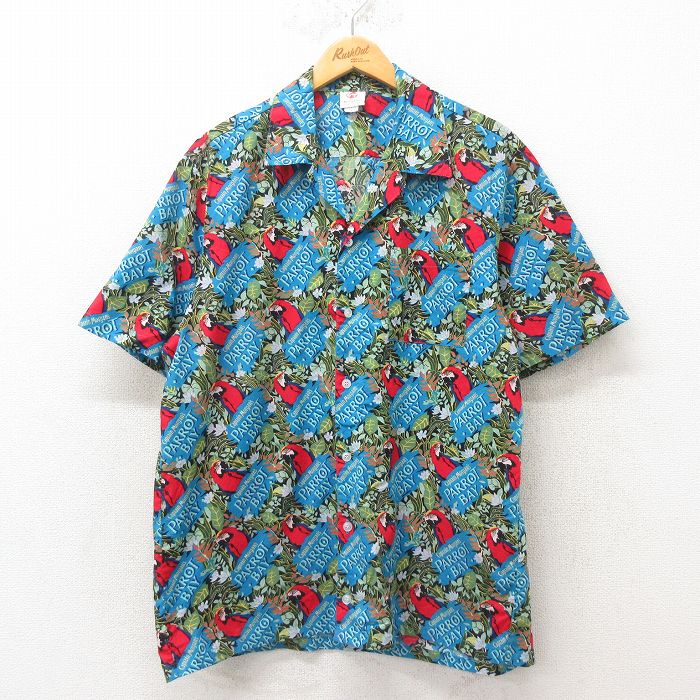 90s L.L.Beanエルエルビーン アロハシャツ 開襟半袖シャツヴィンテージ f-jyd13y23n11yd957.jpg