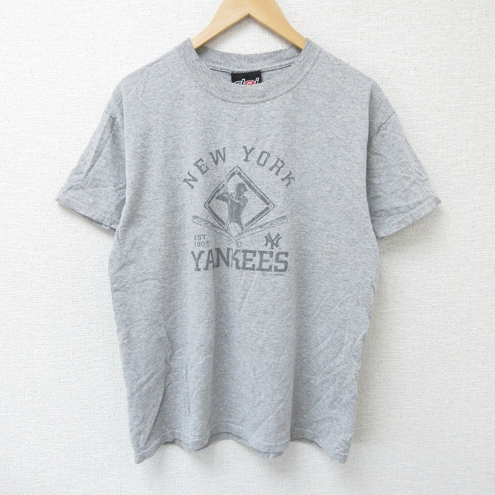 New York ニューヨークTシャツ【古着】 古着 70s USA製 MLB NY Yankees ヤンキース Tシャツ L 古着