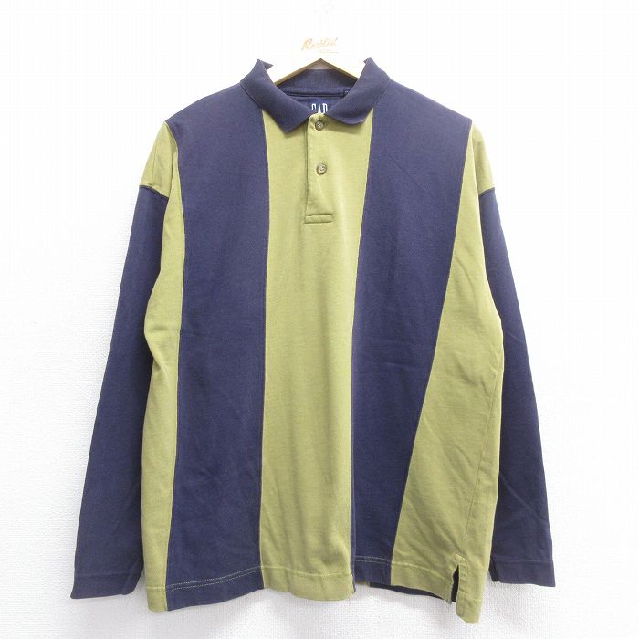 楽天市場】90s □ OLD GAP 7分袖 ポロシャツ ( メンズ M ) 90