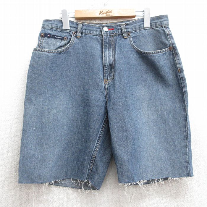 希少！トミーヒルフィガー×ラルディーニデニムベルテッドパンツ 定価38,500円 トミー ヒルフィガーとラルディーニがタッグを組んだ「TOMMY