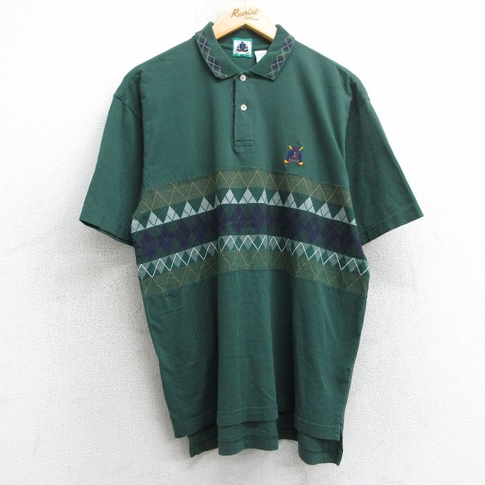 楽天市場】【中古】古着 IZOD 半袖 ポロシャツ メンズ 90年代