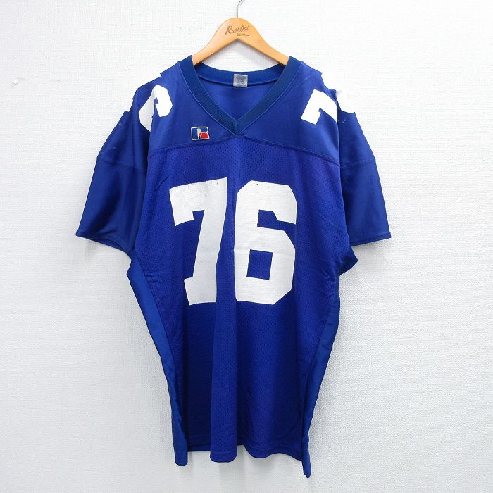 楽天市場】70s 80s 金タグ USA製 RUSSELL 3段 プリント フットボール T