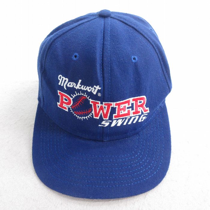 希少 80s USA製AT&T 企業 キャップ 古着 vintage 青 希少！80s 'USA vintage cap ヴィンテージトラッカーキャップ