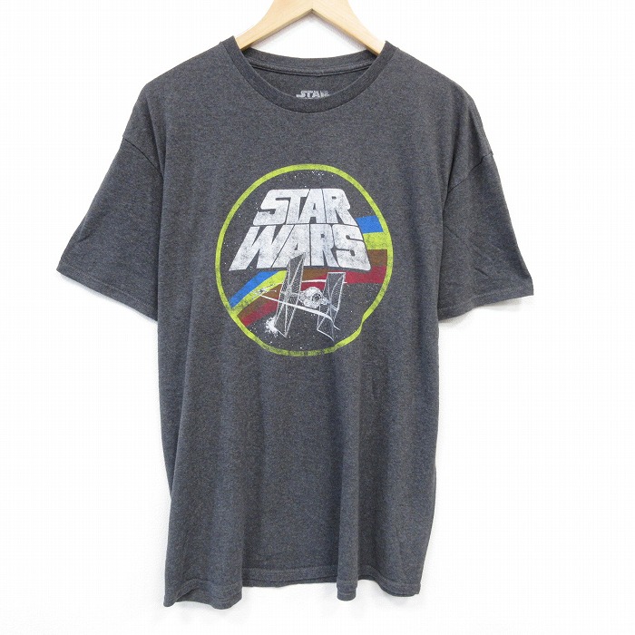 【90s古着】STARWARS tシャツ usa製 シングルステッチ XL 古着 90s STAR WARS スターウォーズ TIE ファイター 宇宙船