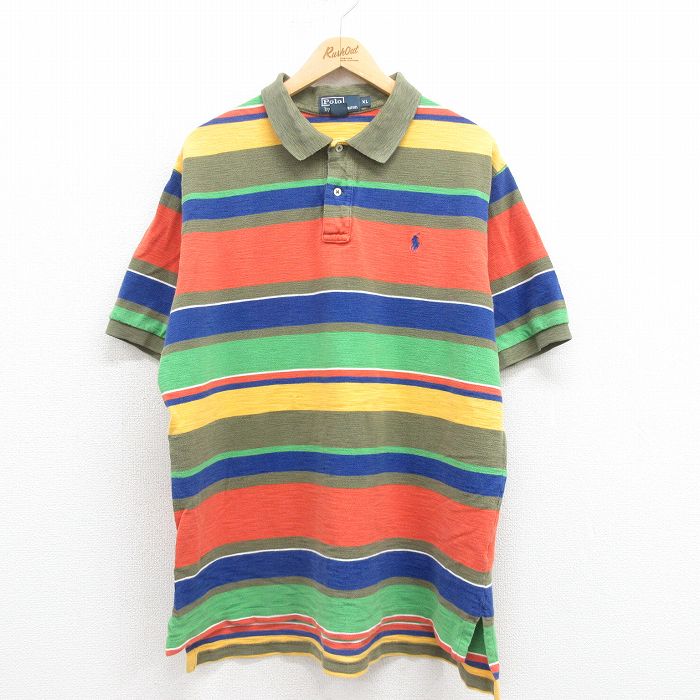 ポロバイ ラルフローレン タツノオトシゴ 半袖 ポロシャツ XL 90s 鹿の子 楽天市場】90s □ ポロスポーツ ラルフローレン フィッシュ 総柄