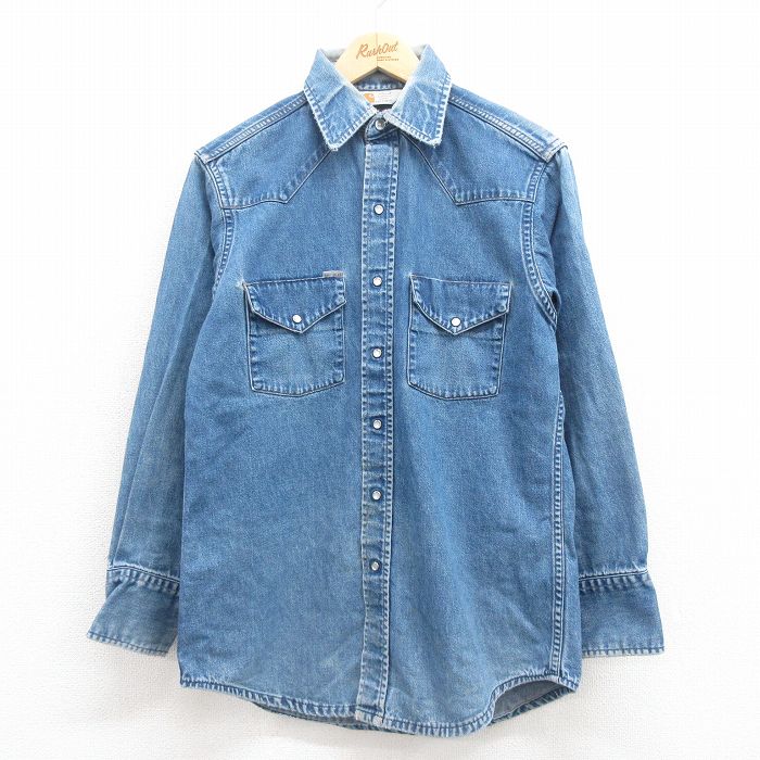 USA製 90s Carhartt カーハート ウエスタン デニムシャツ  L 楽天市場】40s USA製 ハート刺繍タグ ☆ カーハート インディゴ
