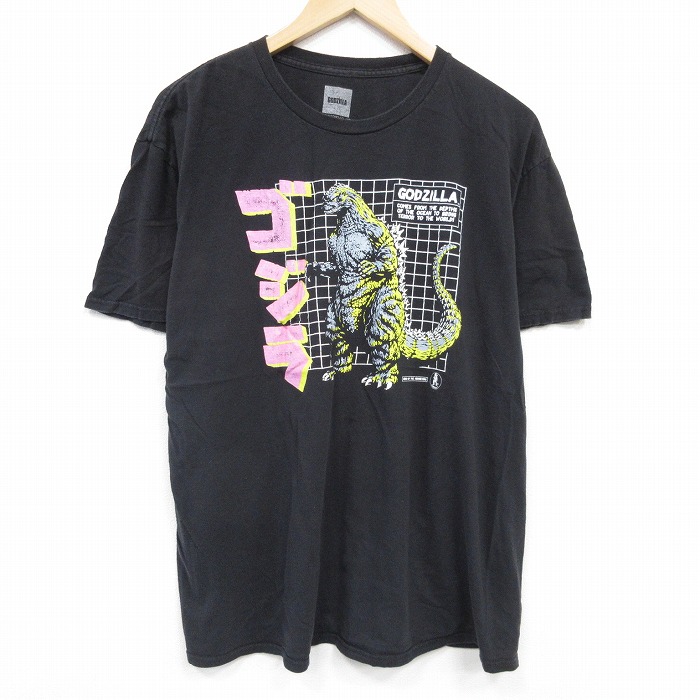 楽天市場】☆ ゴジラ プリント 半袖 Tシャツ ( メンズ M 程