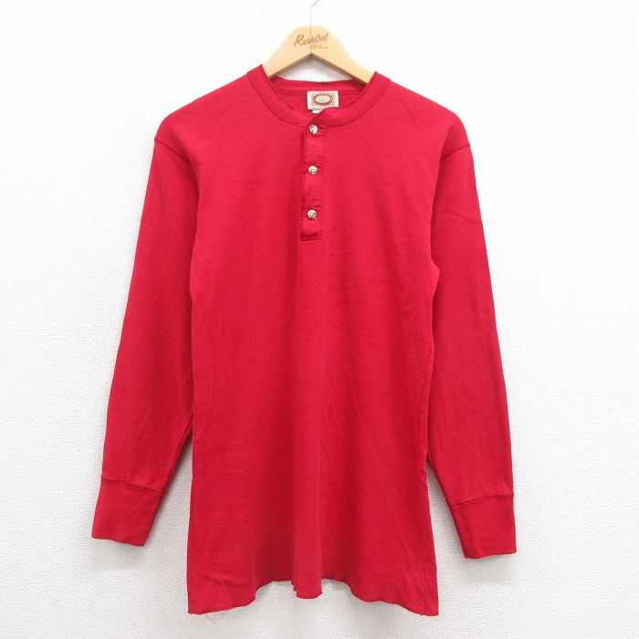 楽天市場】【中古】【古着】 REDHEAD 長袖 ヘンリーネック 無地 T