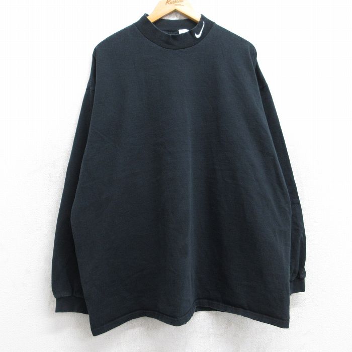 楽天市場】90年代 USA製 NIKE ナイキ モックネック 長袖Tシャツ