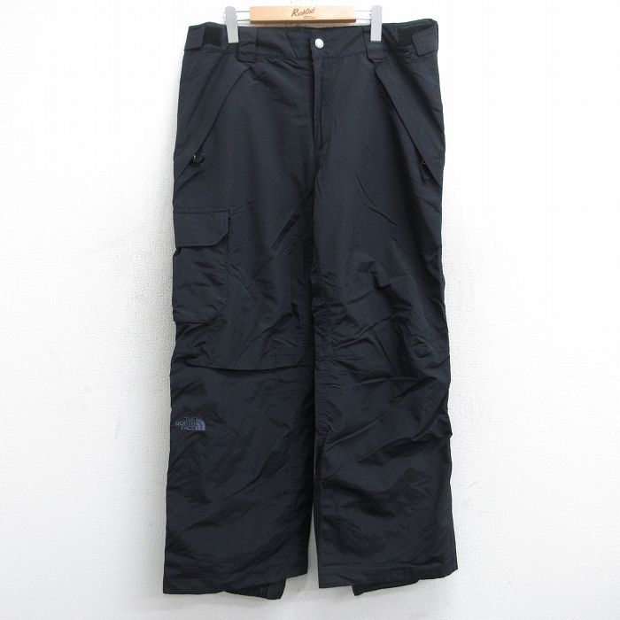 【高機能】US ノースフェイス HYVENT スノーボード パンツ 黒 S 高機能】US ノースフェイス HYVENT 黒 スノーボード パンツ S
