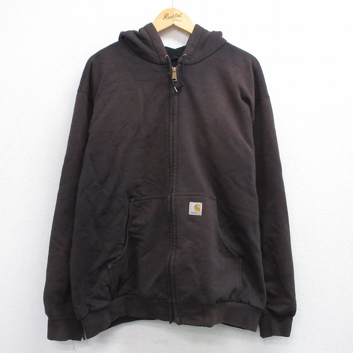 80s カーハート フェード ジップスウェット サーマル carhartt 紺 80s カーハート フェード ジップスウェット サーマル carhartt 紺