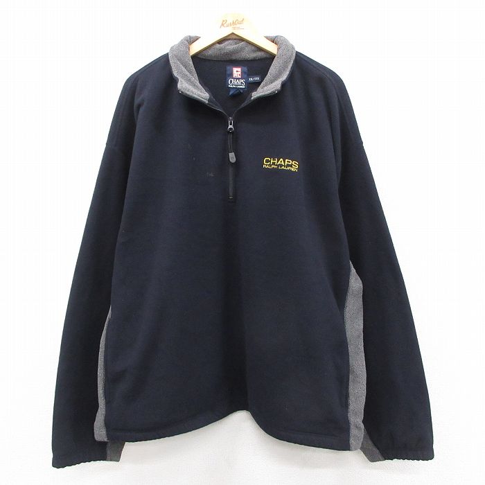 美品 90s ラルフローレン フルジップ ハーフジャケット L 黒 楽天市場】90s POLO RALPH LAUREN ハーフジップ プルオーバー フリース