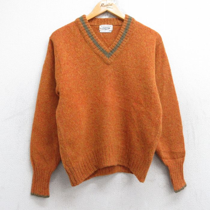70’s PURITAN vintage mohair Vネックセーター M 70's PURITAN vintage mohair Vネックセーター M