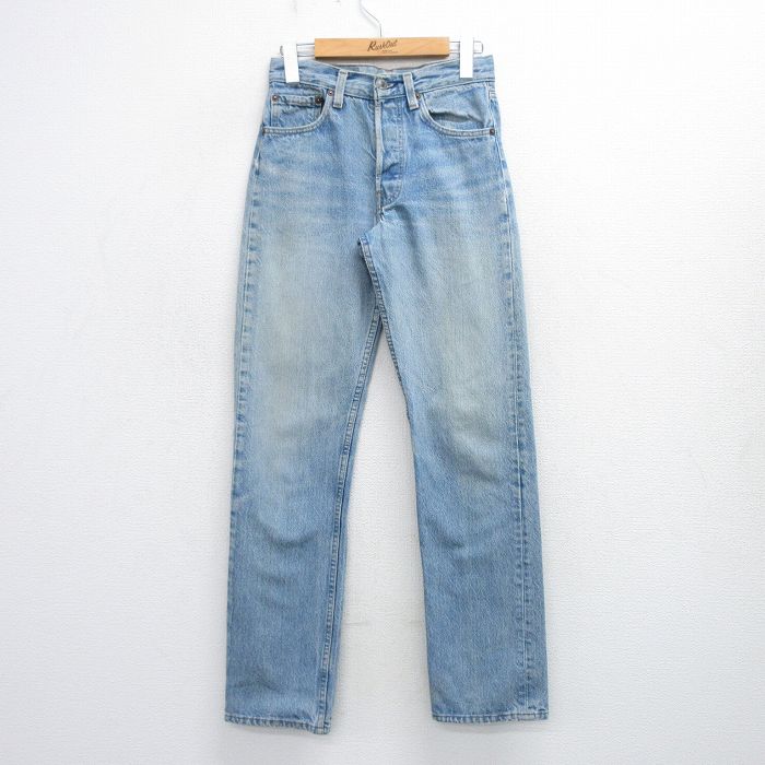【中古】古着 リーヴァイズジーンズ Levis 501 デニム レディース 90年月日 90s ヒゲ USA製 亜米利加製 薄紺 米国海軍 ジーンズ 【spe】 中古 ボトムス ジーパン G食麺麭 ロングズボン下 | 春夏 春物 春服 夏物 夏服 半ズボン 心地好い レディース流行り物 今めかしい かわい
