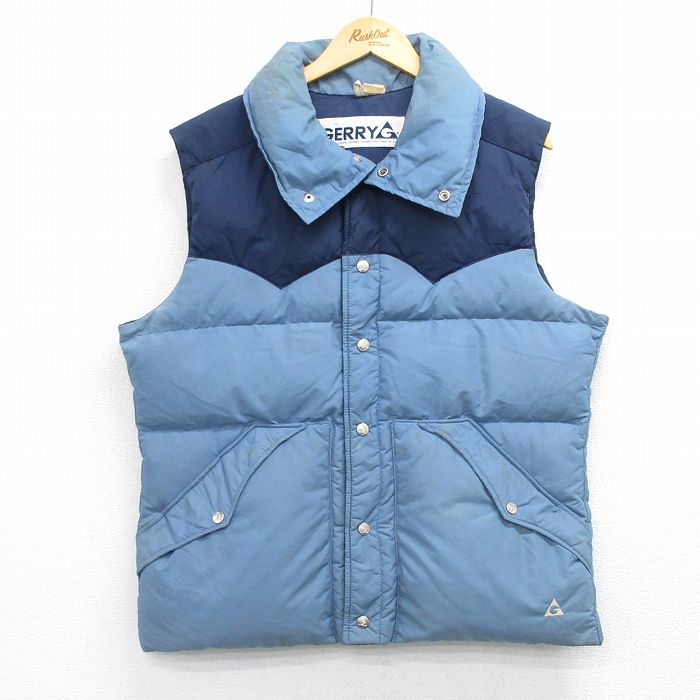 Camp7ダウンベスト　70年代 古着 70年代 CAMP7 ダウンベスト メンズS相当 ヴィンテージ