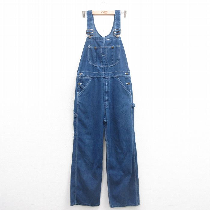 50s Carter's 山ポケ オーバーオール ヴィンテージ 50's～ CARTER'S 山ポケ 生成りオーバーオール 実寸(42x31.5位