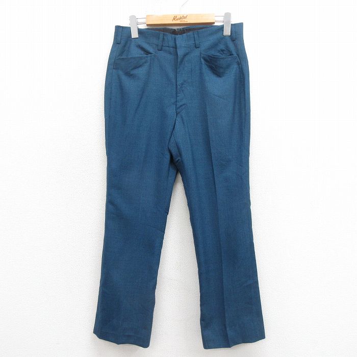 【40s.50s】CONMAR ZIP ウールギャバジン ストライプスラックス 超希少 50s ウールスラックス ストライプ CONMARジップ 美品