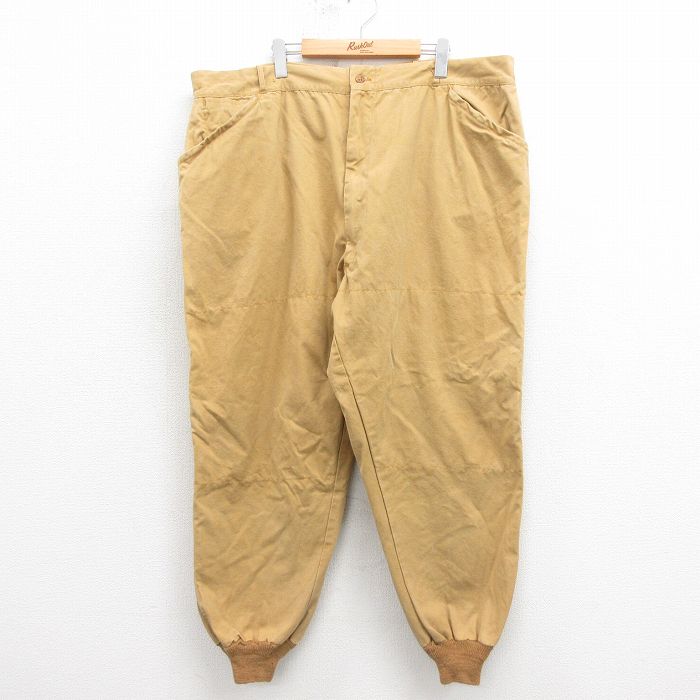 【中古】古着 シアーズ ビンテージ ヴィンテージ ハンティングパンツ メンズ 60年代 60s ダック地 大きいサイズ ゆったり オーバーサイズ タロン 茶 ブラウン W45 中古 ボトムス ロング | 春夏 春物 春服 秋冬 秋物 秋服 長ズボン カジュアル メンズファッション