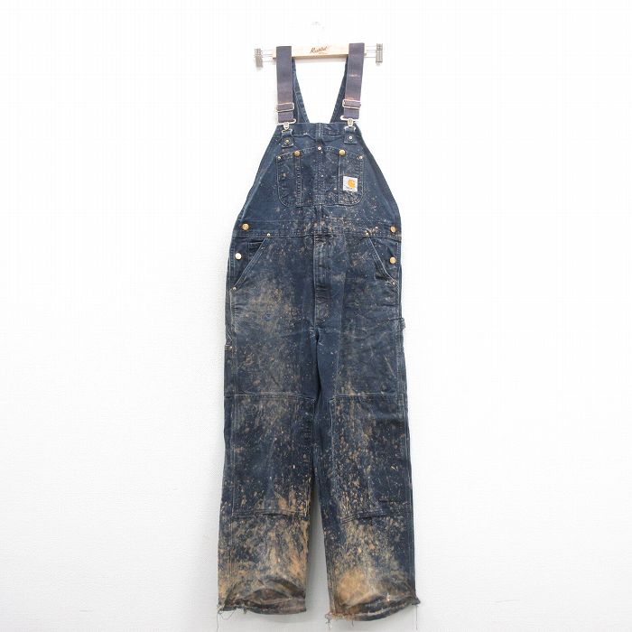 楽天市場】90s USA製 □ カーハート ダブルニー ダック オーバーオール