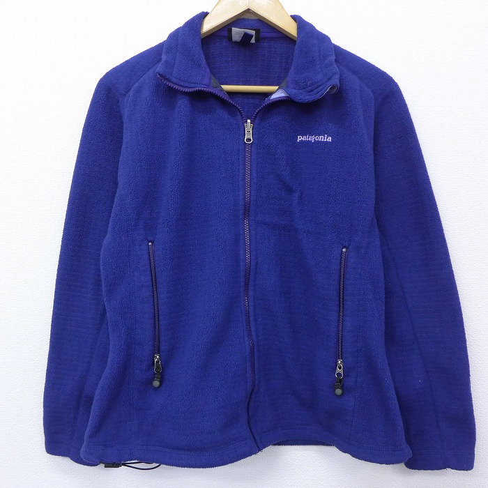 楽天市場 中古 古着 レディース 長袖 Patagonia パタゴニア フリースジャケット 紺 ネイビー 中古 アウター ジャンパー ブルゾン 秋冬 秋物 秋服 冬物 冬服 カジュアル レディースファッション おしゃれ かわいい 古着通販 ビンテージ古着屋rushout