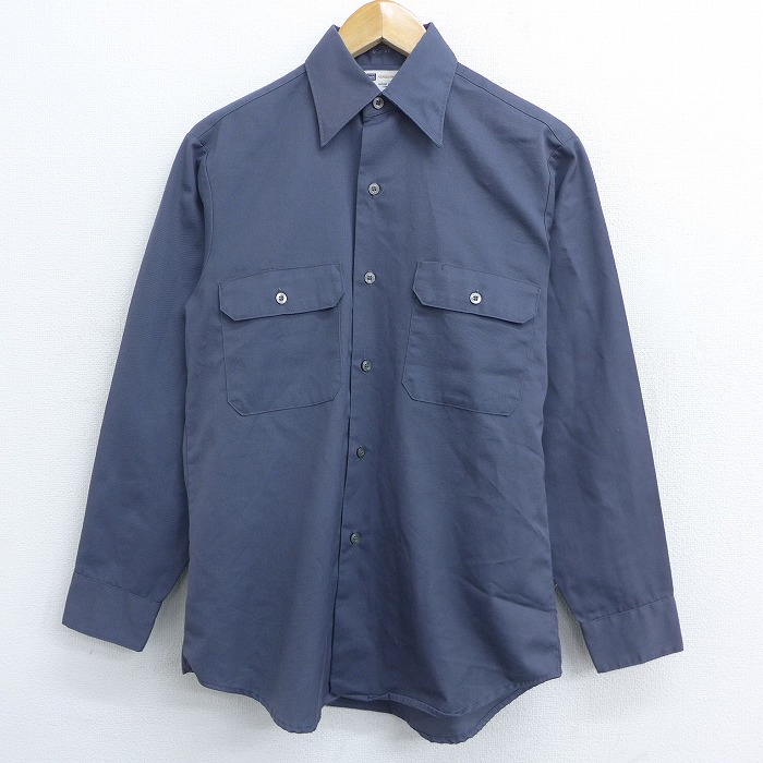 楽天市場 中古 古着 長袖 ビンテージ ヴィンテージ ワークシャツ 60年代 60s シアーズ Usa製 アメリカ製 濃グレー Mサイズ 中古 メンズ トップス 春夏 春物 春服 秋冬 秋物 秋服 カジュアルシャツ メンズファッション 長袖シャツ おしゃれ カジュアル 古着通販