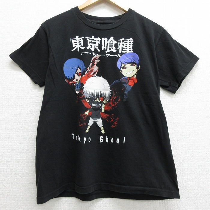 楽天市場 古着 東京喰種 トーキョーグール アニメ コミックtシャツ 金木研 ブラック系 メンズm 中古 N 古着lab