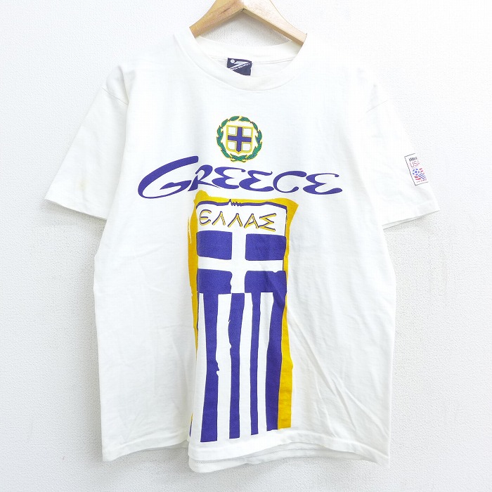 セール開催中 古着 半袖 ビンテージ Tシャツ 90年代 90s サッカーワールドカップ サンフランシスコ コットン クルーネック カナダ製 白他 ホワイト Spe 21春夏新色 Www Endocenter Com Ua