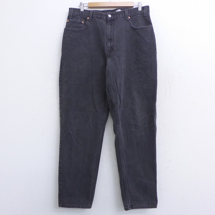 中古 古着 デニム リーヴァイズジーンズ Levis 560 テーパード ぞろっぺえ填る ワタ 兇漢 墨染め デニム W35 中古 メンズ ボトムス ジーブレッド Gパン ロングパンツ 三春夏 春物 春コスチューム 商秋冬期 秋物 秋服 御頭ズボン 簡略 メンズ流行り物 ファッション