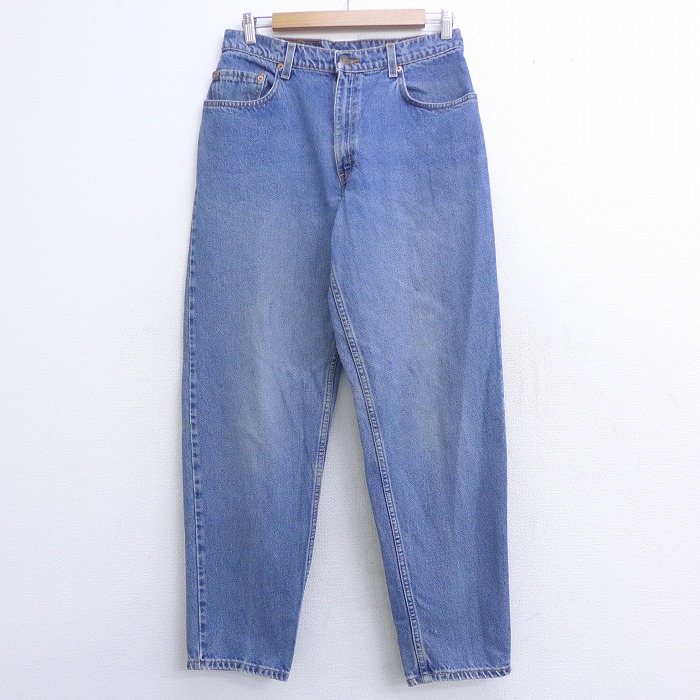 中古 古着 ジーンズ リーバイス Levis 560 テーパード ルーズフィット コットン 薄紺 ネイビー デニム W31 中古 メンズ ボトムス ジーパン Gパン ロングパンツ 春夏 春物 春服 秋冬 秋物 秋服 長ズボン カジュアル メンズファッション ファッション おしゃれ