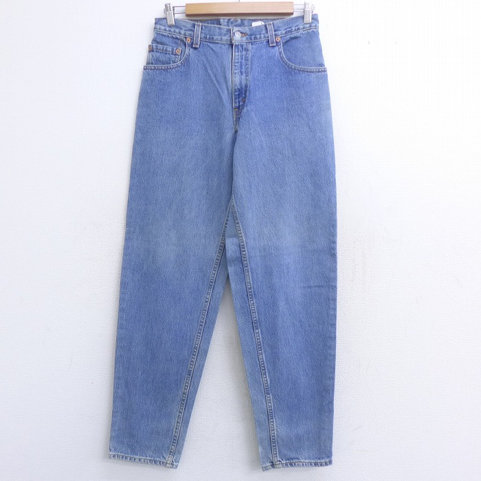 中古 古着 ジーンズ 90年代 90s リーヴァイズジーンズ Levis 560 ルーズフィット コットン Usa製 アメリカ製 薄紺 ネイビー デニム W30 中古 メンズ ボトムス ジーパン Gパン ロング猿股 春夏 春物 春服 秋場冬 秋物 秋服 長ズボン カジュアル メンズファッション ファッシ