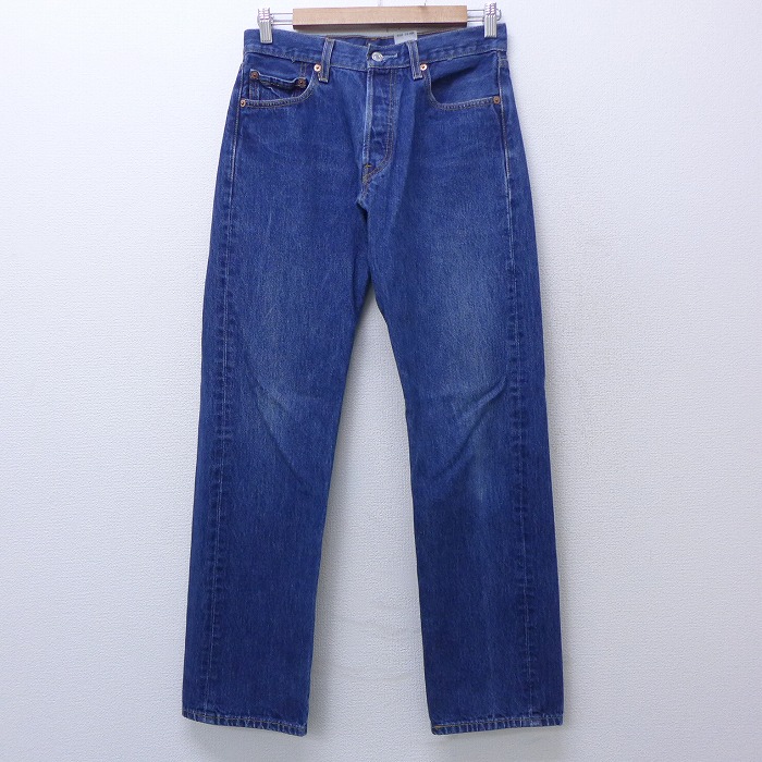 中古 古着 ジーンズ Levis リーバイス 501 綿 ダークブルー 船軍 ジーンズ W30 中古 メンズ ボトムス ジー麺麭 Gパン ロング猿股 春期夏 春物 春べべ 商秋三冬 秋物 秋服 頭領ズボン 略式 メンズモード ファッション ハイカラ 古着 ジーンズ Levis リーバイス