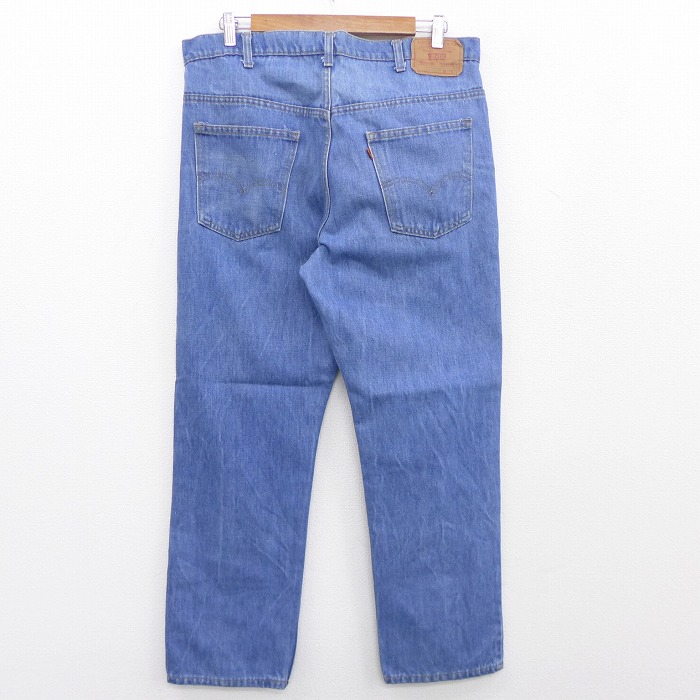 中古 古着 ジーンズ メンズ 70年代 70s リーバイス Levis 519 タロン Usa製 アメリカ製 薄紺 ネイビー デニム Spe W37 中古 ボトムス ジーパン Gパン ロングパンツ 春夏 春物 春服 秋冬 秋物 秋服 長ズボン カジュアル メンズファッション ファッション