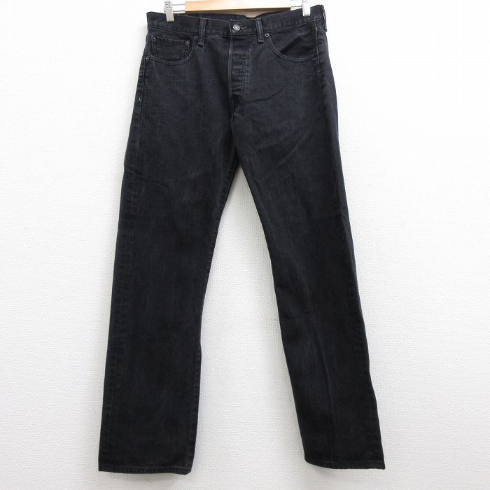 中古 古着 ジーンズ Levis リーバイス 501 メンズ 黒 ブラック デニム W34 中古 ボトムス ジーパン Gパン ロングパンツ 春夏 春物 春服 秋冬 秋物 秋服 長ズボン カジュアル メンズファッション ファッション おしゃれ Bouncesociety Com