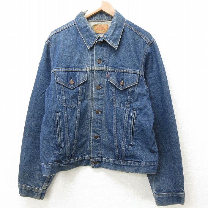 中古 古着 Levis リーバイス 長袖 ジージャン メンズ 90年代 90s コットン Usa製 アメリカ製 紺 ネイビー デニム Spe Lサイズ 中古 アウター Gジャンジャケット 春夏 春物 春服 秋冬 秋物 秋服 カジュアル メンズファッション ファッション おしゃれ カ